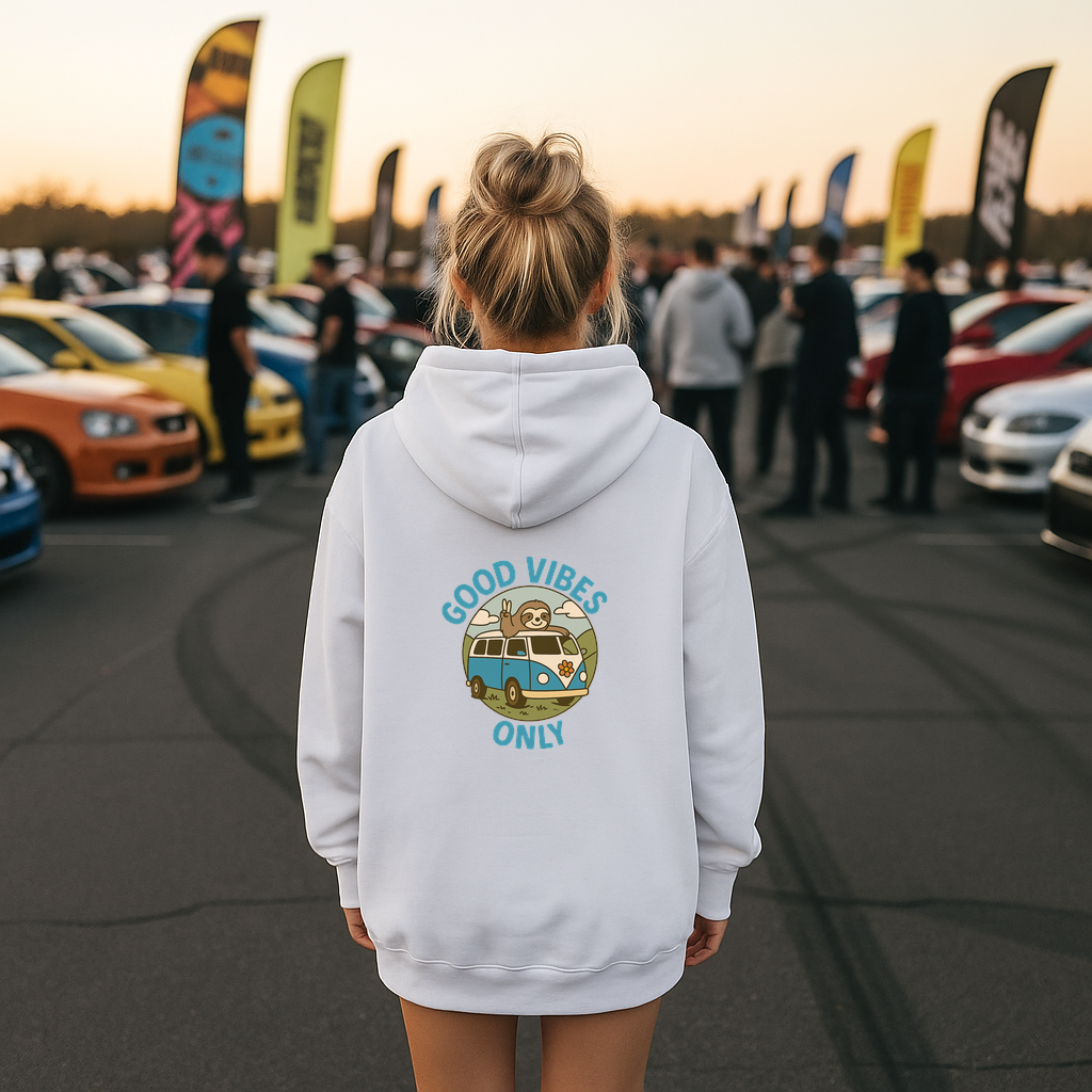 Good Vibes Only Hoodie  | Trendy Oversized Hoodies | VSCO Hoodie | Gift For Her | Aesthetic Hoodie | Hippie Hoodie